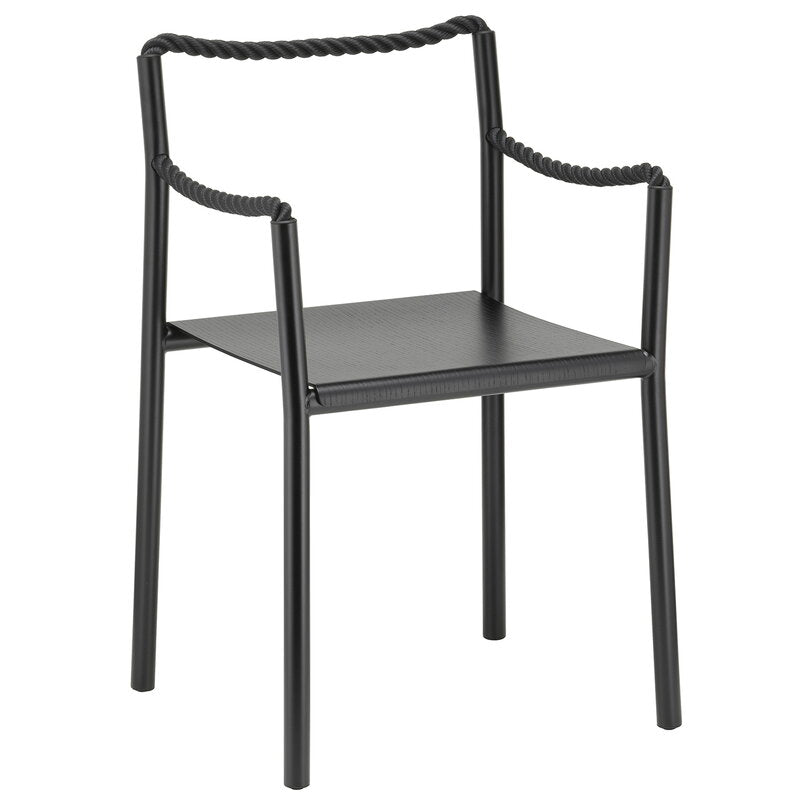 Black rope store chair