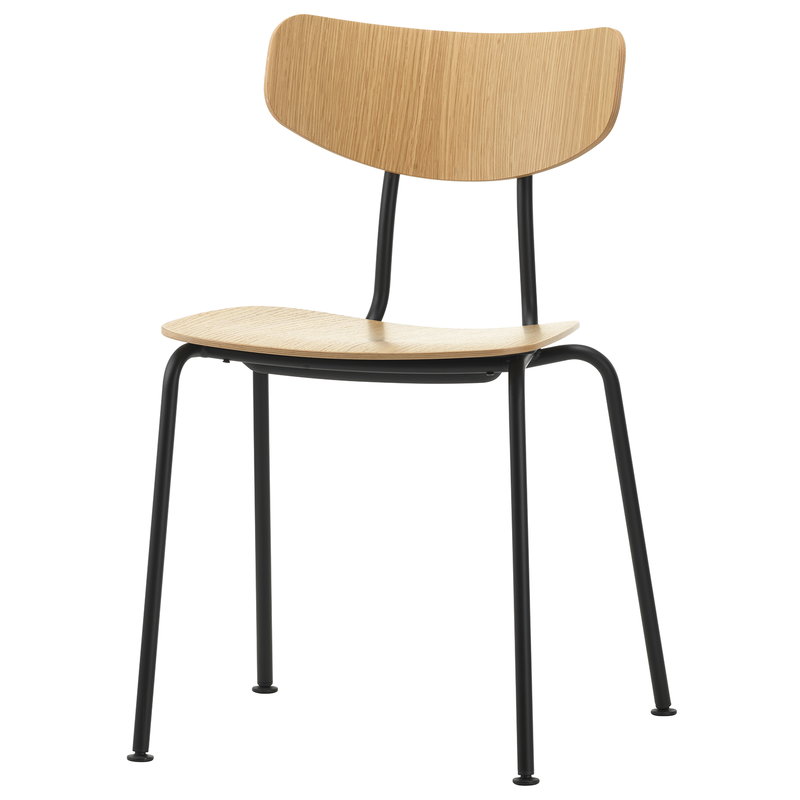 Vitra Moca chair, natural oak - basic dark | One52 Furniture