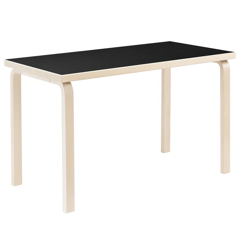 Artek|Dining tables, Tables|Aalto table 80A, birch - black
