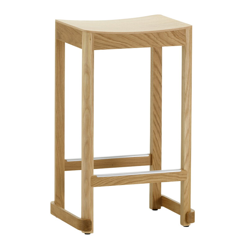 Artek|Bar stools & chairs, Chairs|Atelier bar stool, 65 cm, lacquered oak
