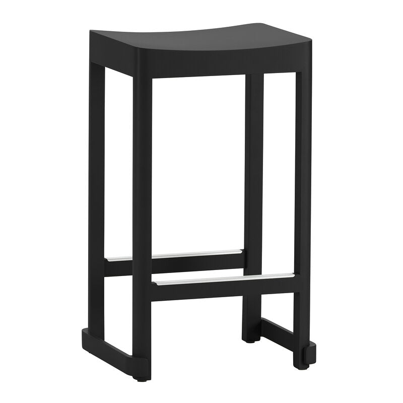 One52 Furniture: Artek Atelier Bar Stool 65cm Black