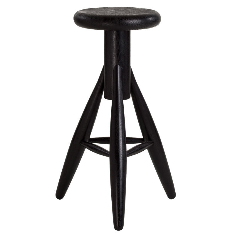 Black adjustable on sale bar stools