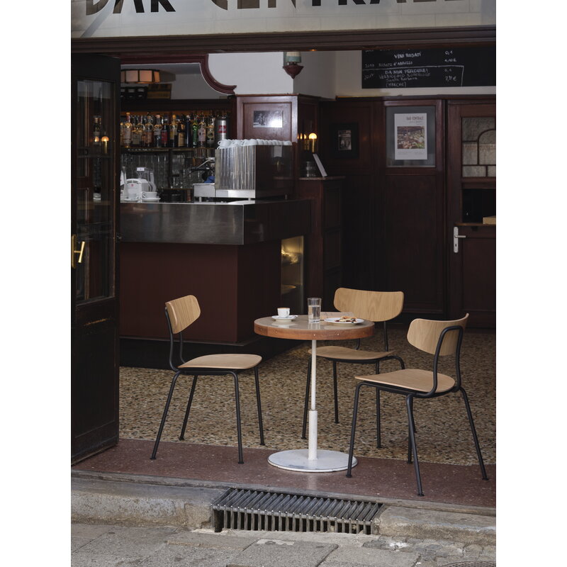 Vitra Moca chair, natural oak - basic dark | One52 Furniture