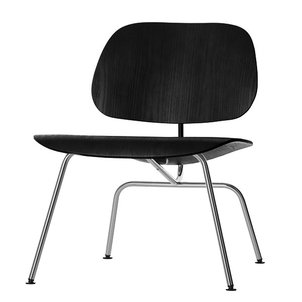 Vitra Plywood Group LCM lounge chair, black - chrome | One52 Furniture