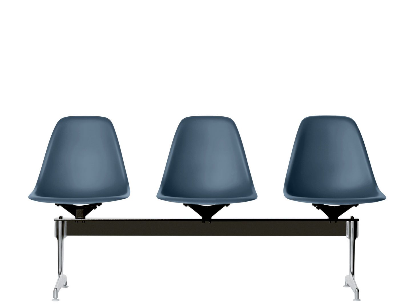 Eames Plastic Side Chair beam seating | One52 Furniture
