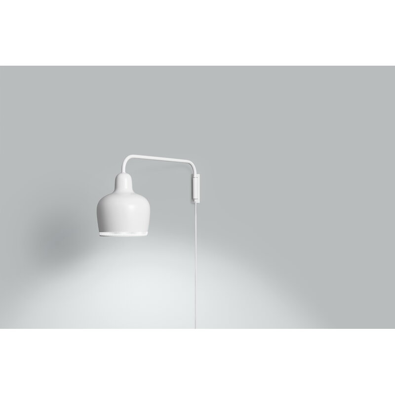 Artek|Wall lamps|Aalto wall lamp A330S "Golden Bell", white