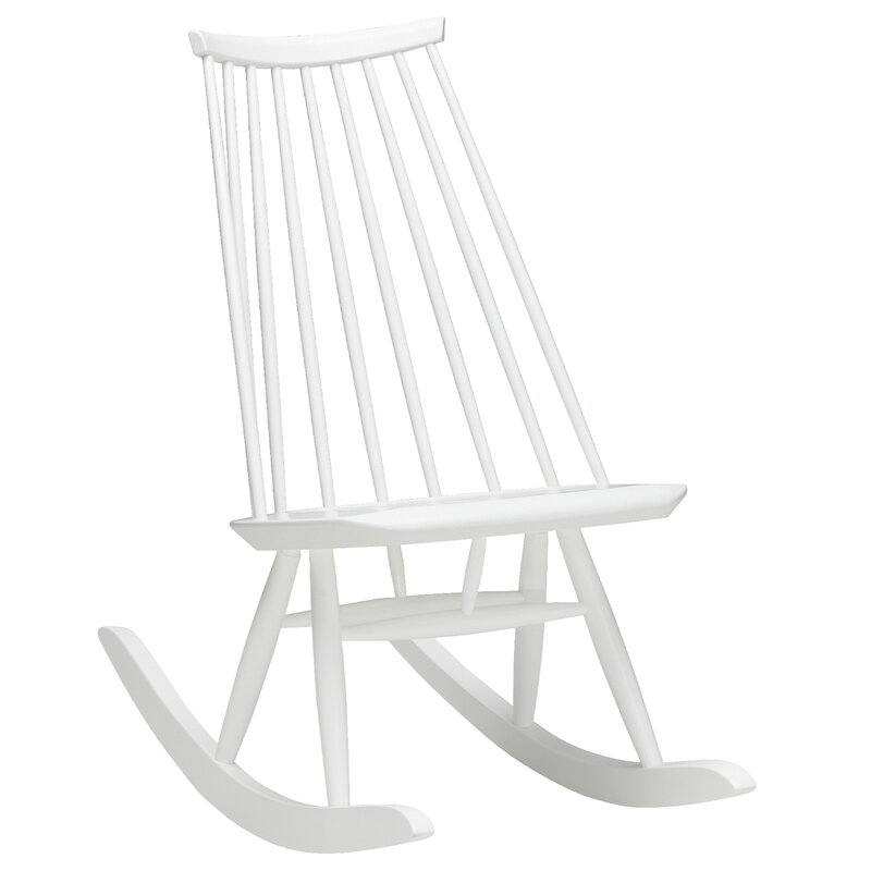 White rocking online chair