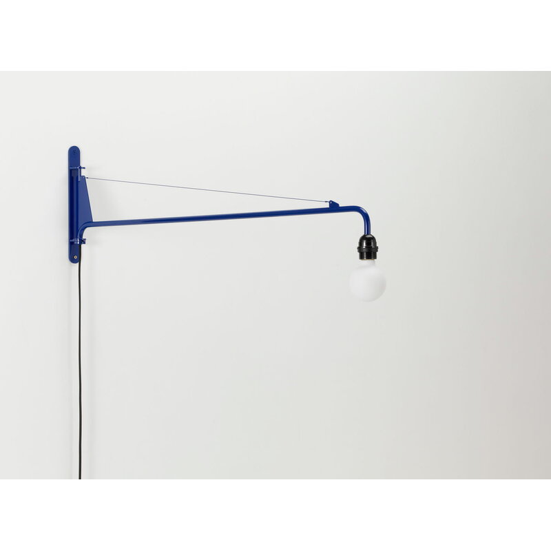 Vitra Petite Potence wall lamp, Prouvé Bleu Marcoule | One52 Furniture