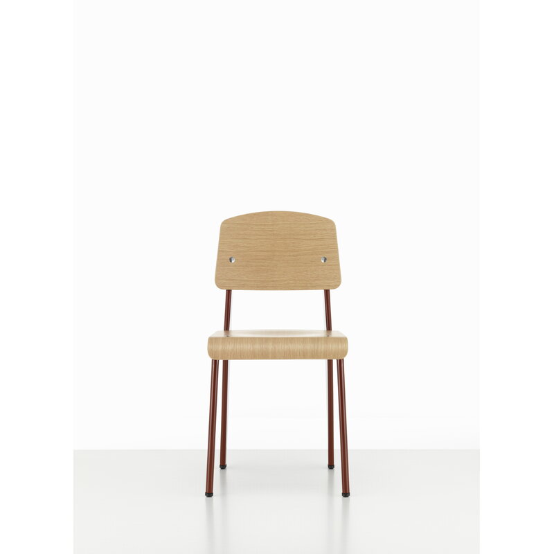 Vitra Standard chair, Japanese red - oak | One52 Furniture