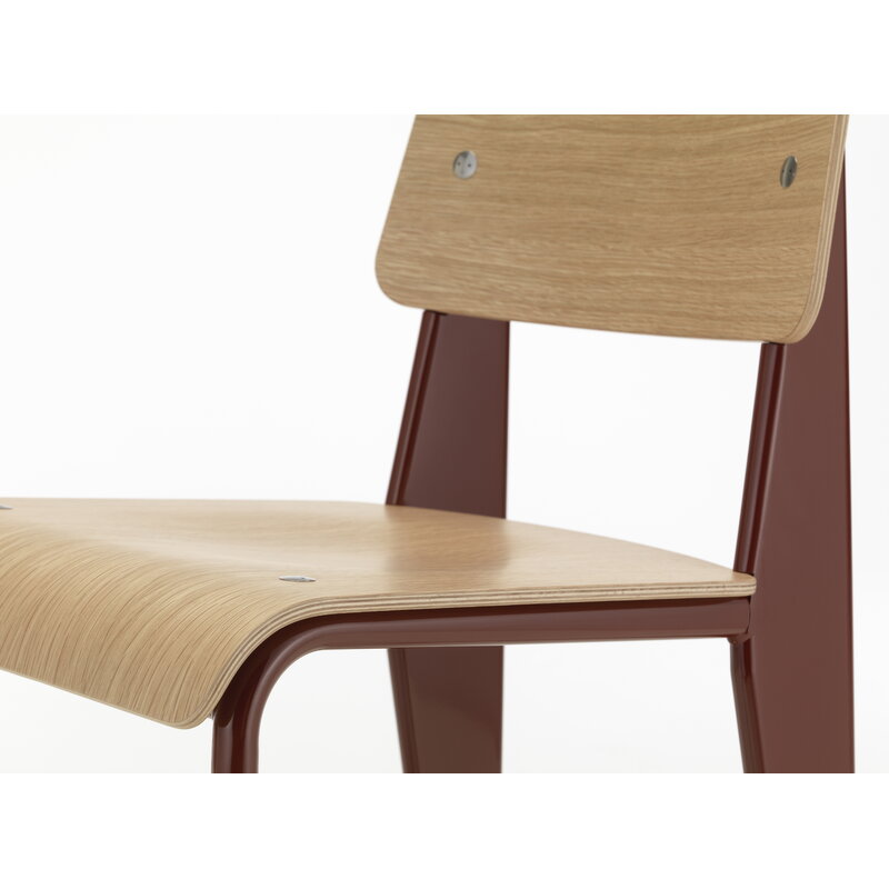Vitra Standard chair, Japanese red - oak | One52 Furniture