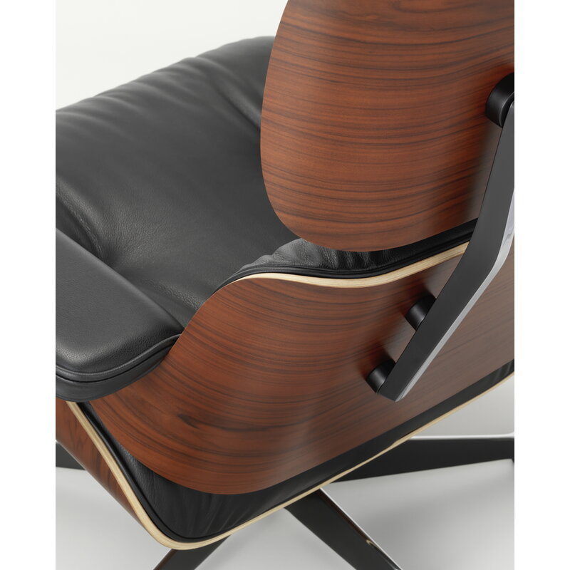 Vitra Eames Lounge Chair, new size, palisander - black leather | One52 Furniture