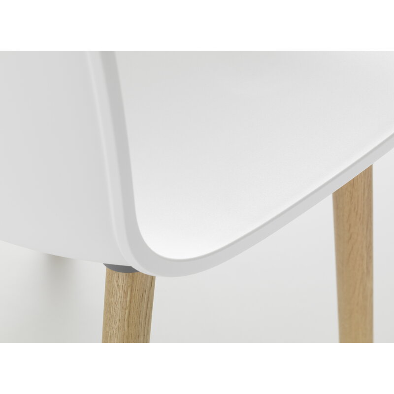 Vitra HAL Wood chair, oak - white | One52 Furniture