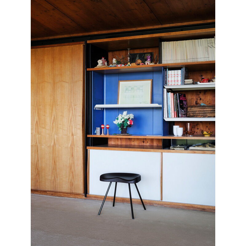 Vitra Tabouret 307 stool, dark oak | One52 Furniture