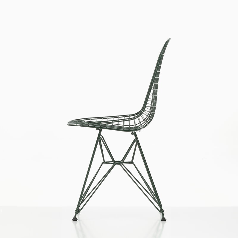 Vitra Wire Chair DKR, dark green | One52 Furniture