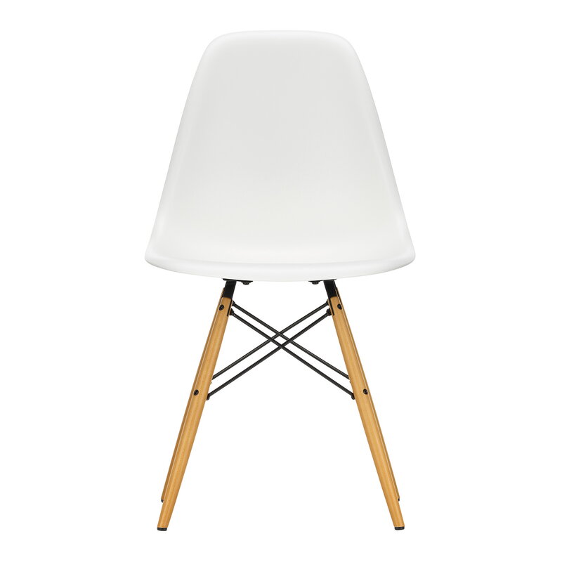 Vitra Eames DSW chair, white - maple | One52 Furniture