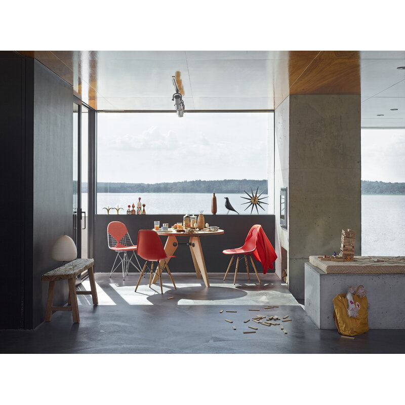 Vitra Eames DSW chair, granite grey - maple | One52 Furniture