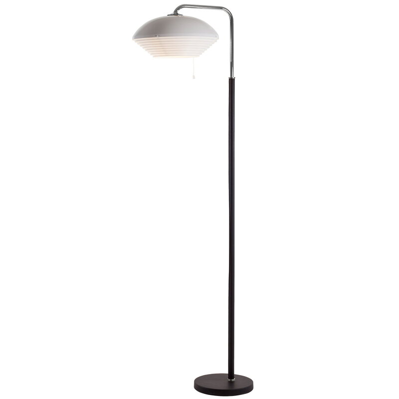 Artek|Floor lamps|Aalto floor lamp A811, nickel-plated brass