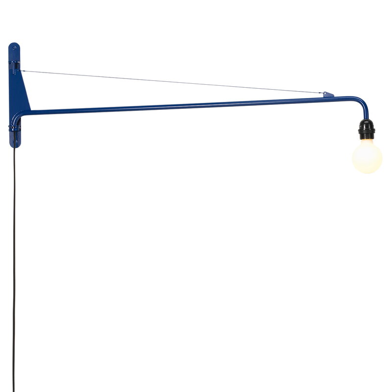 Vitra Petite Potence wall lamp, Prouvé Bleu Marcoule | One52 Furniture