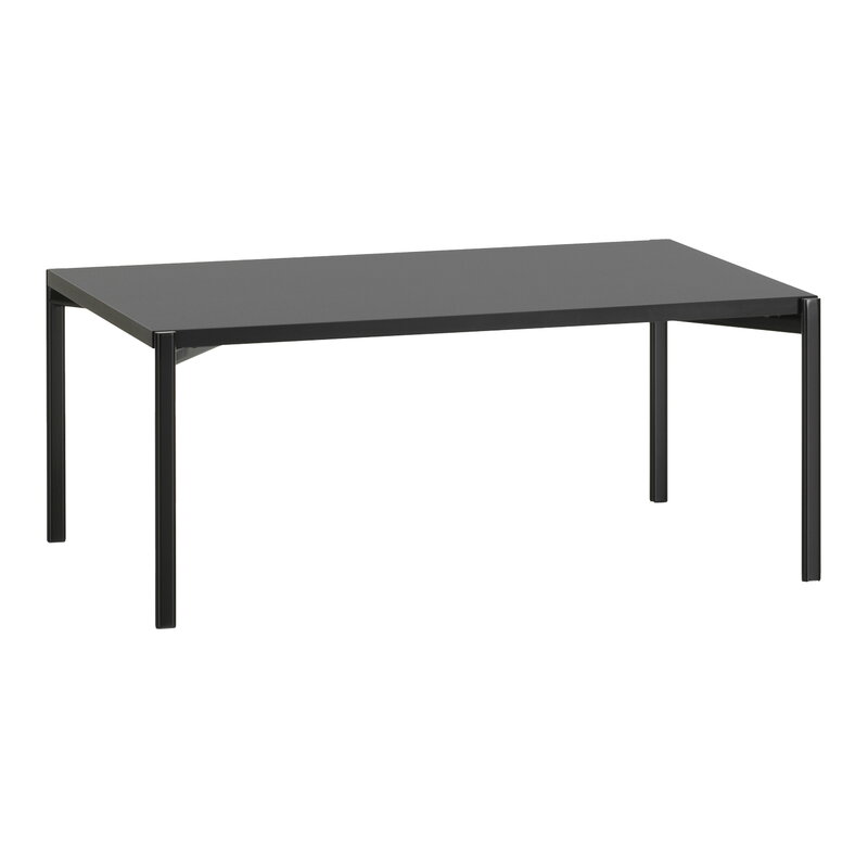 Artek|Coffee tables, Tables|Kiki low table, 100 x 60 cm, black - black linoleum