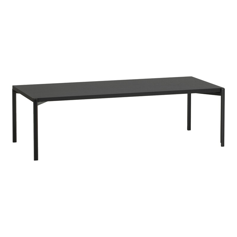 Artek|Coffee tables, Tables|Kiki low table, 140 x 60 cm, black - black linoleum