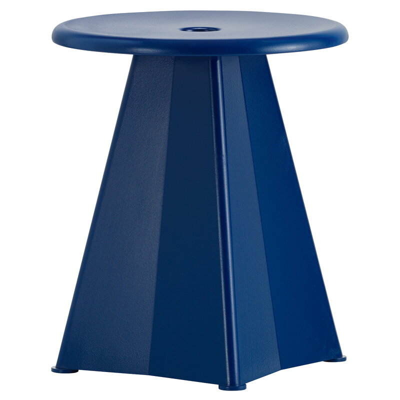 Vitra Tabouret Métallique stool, Prouvé Bleu Marcoule | One52 Furniture