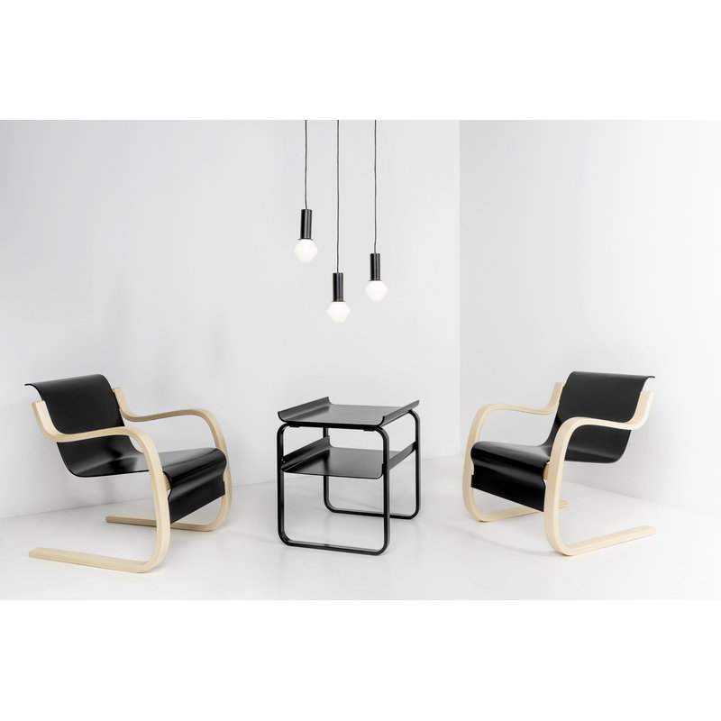 Artek|Armchairs & lounge chairs, Chairs|Aalto armchair 42 "Small Paimio", black