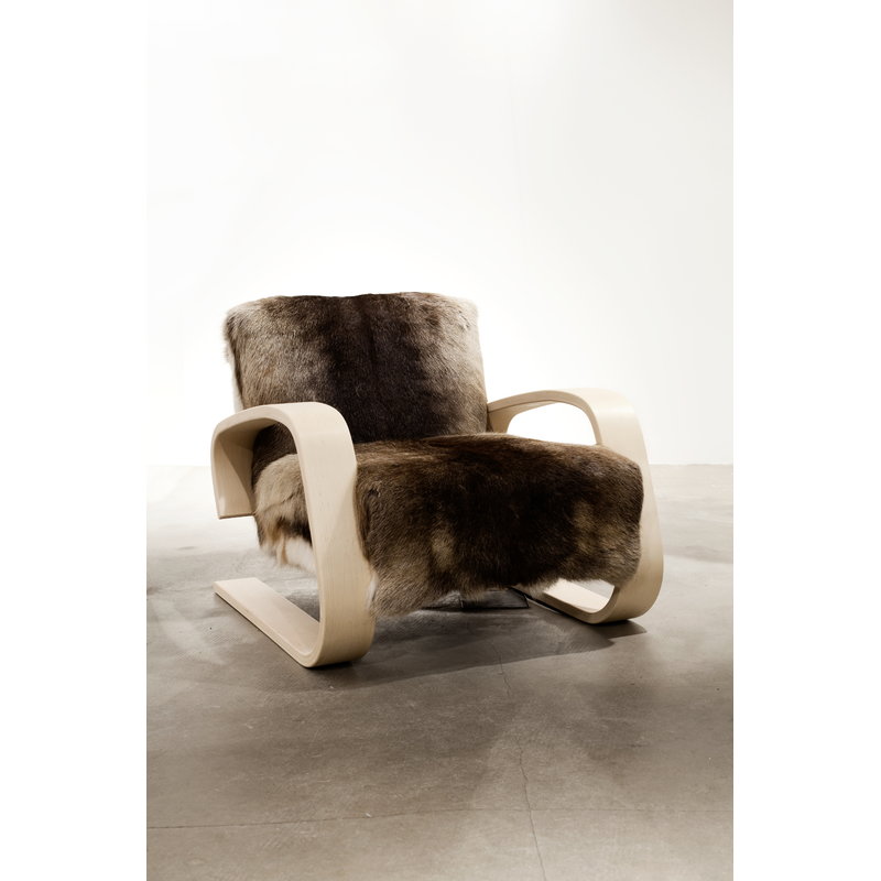Artek|Armchairs & lounge chairs, Chairs|Aalto armchair 400 "Tank", off-white