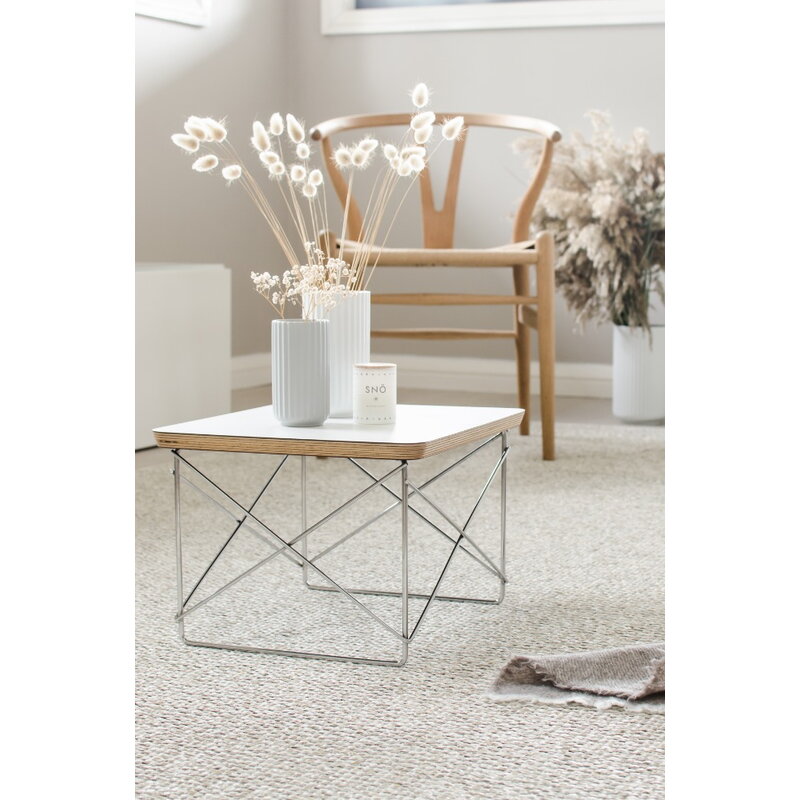Vitra Eames LTR Occasional table, white - chrome | One52 Furniture