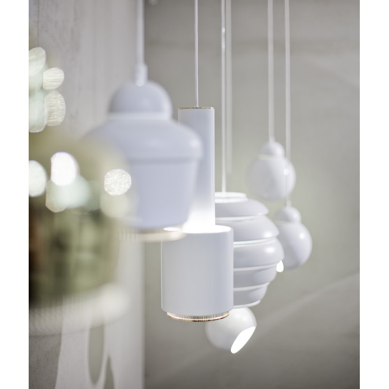 Artek|Ceiling lamps, Pendant lamps|Aalto pendant lamp A110 "Hand Grenade", white