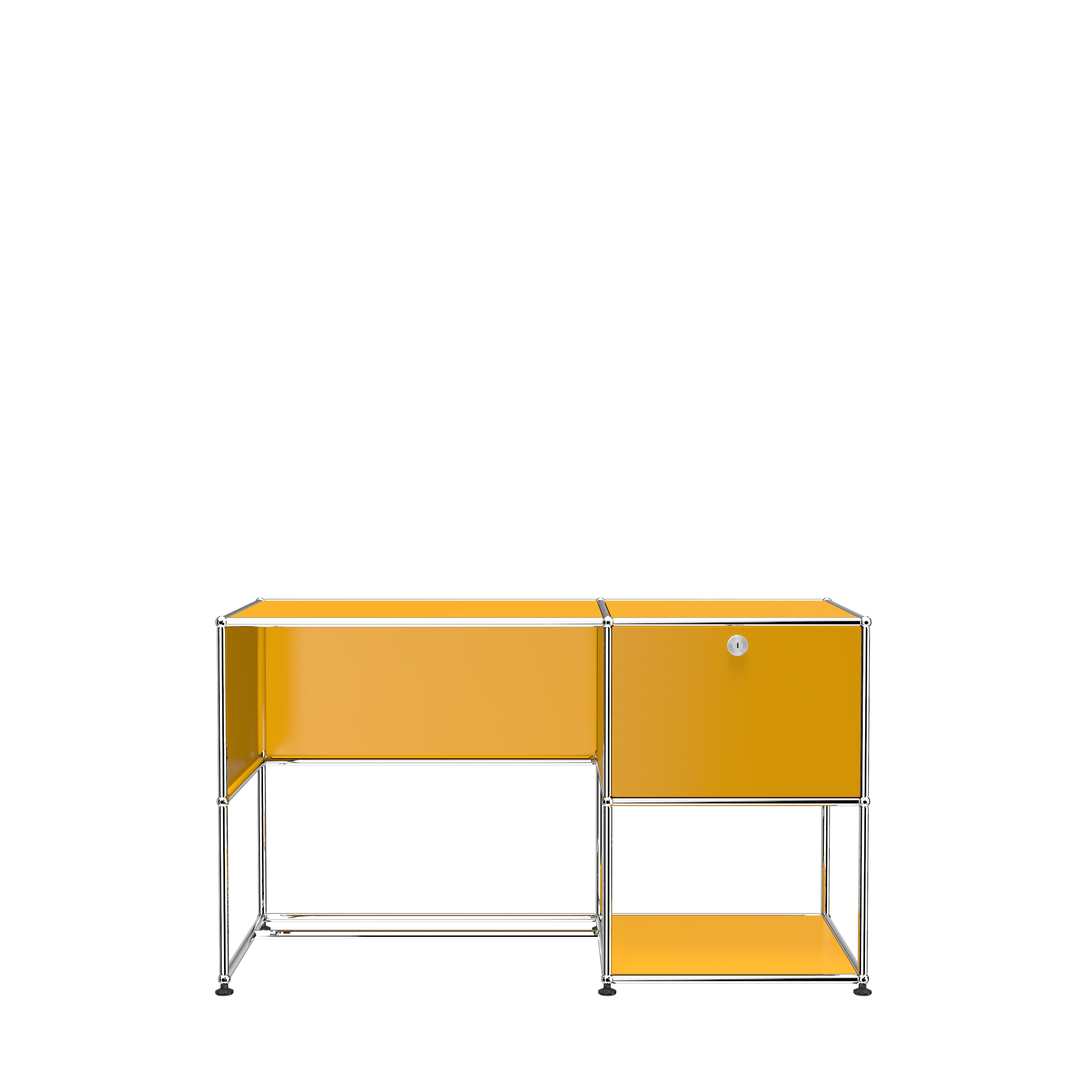 Graphite Black USM Haller Custom Desk Unit (A)|Office Furniture