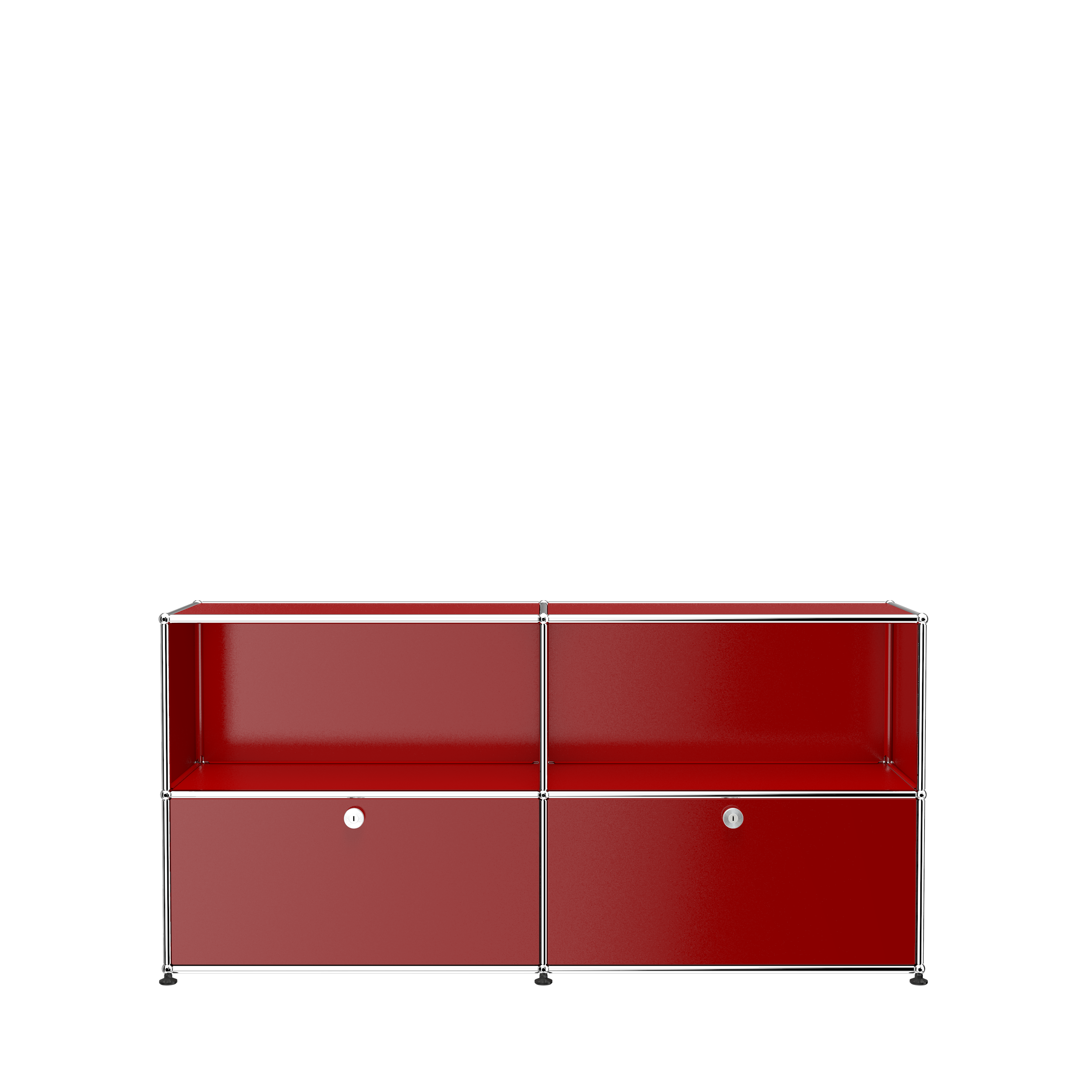 USM Ruby Red USM Haller credenza (C2AF)|