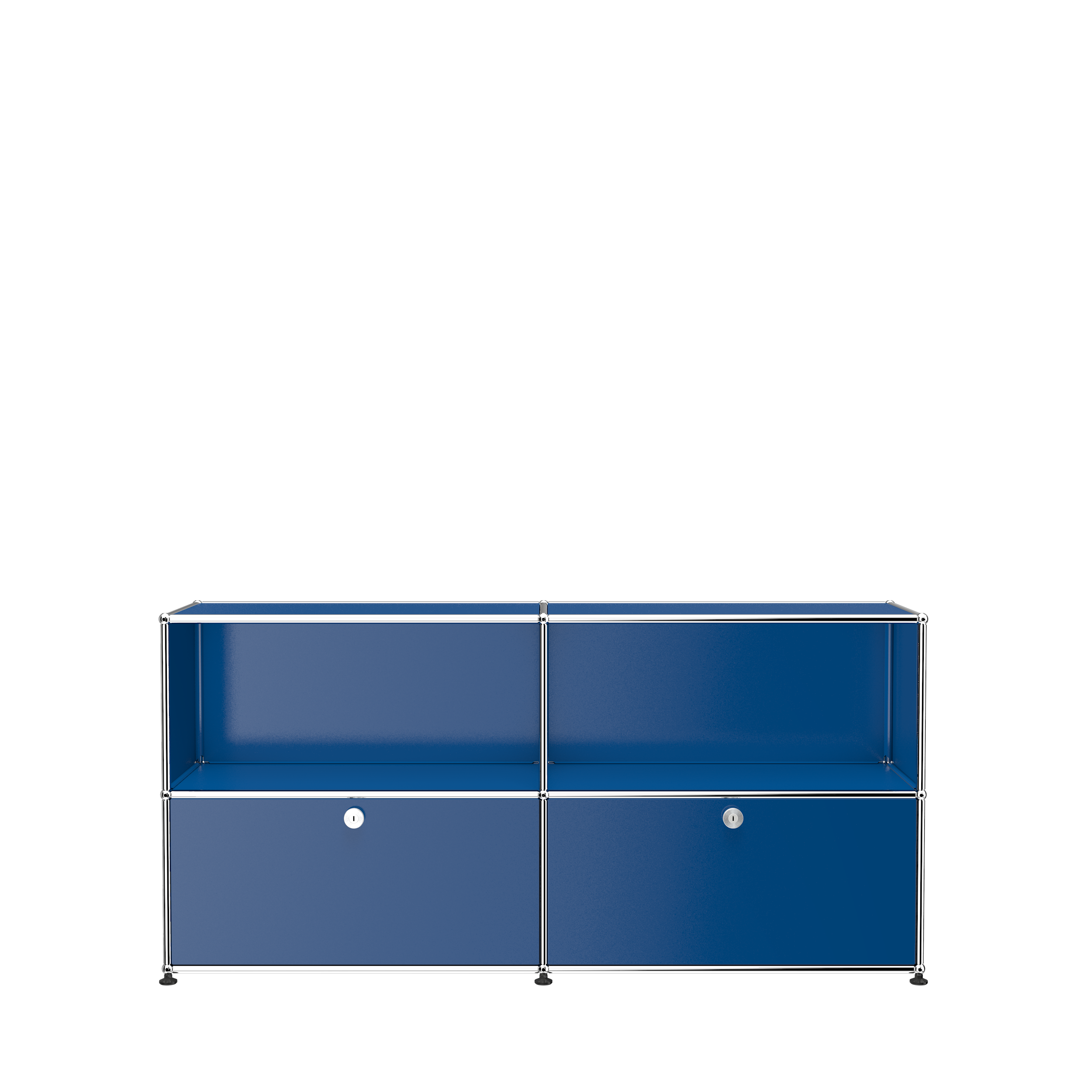 Gentian Blue USM Haller credenza (C2AF)|