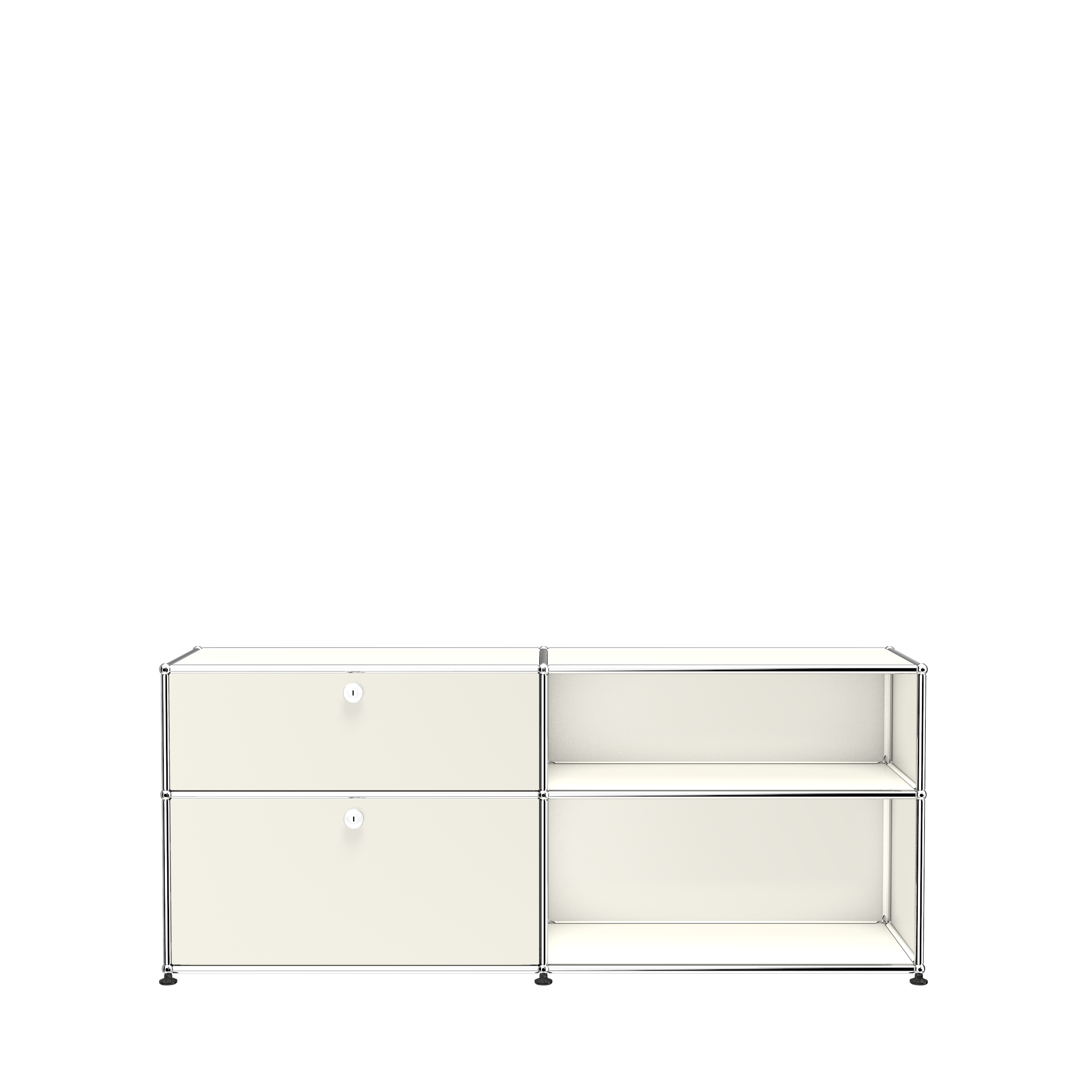 Pure White USM Haller Mid- Credenza (DF)|