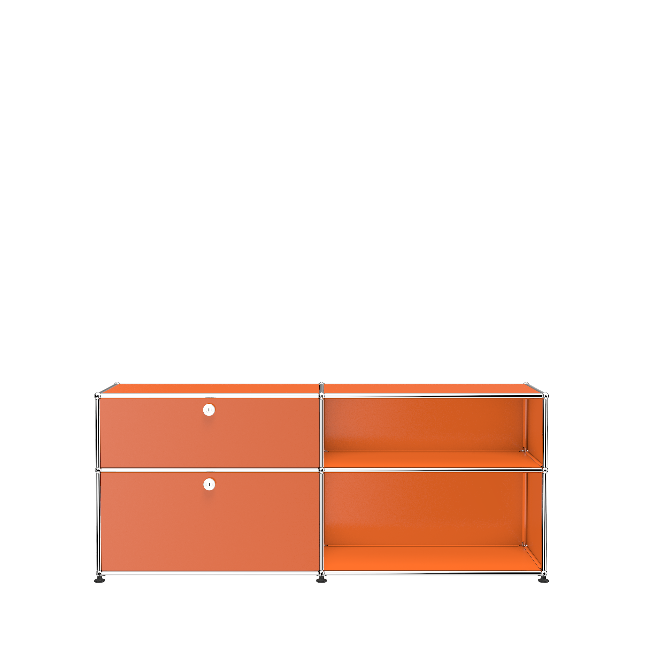 USM Ruby Red USM Haller Mid- Credenza (DF)|