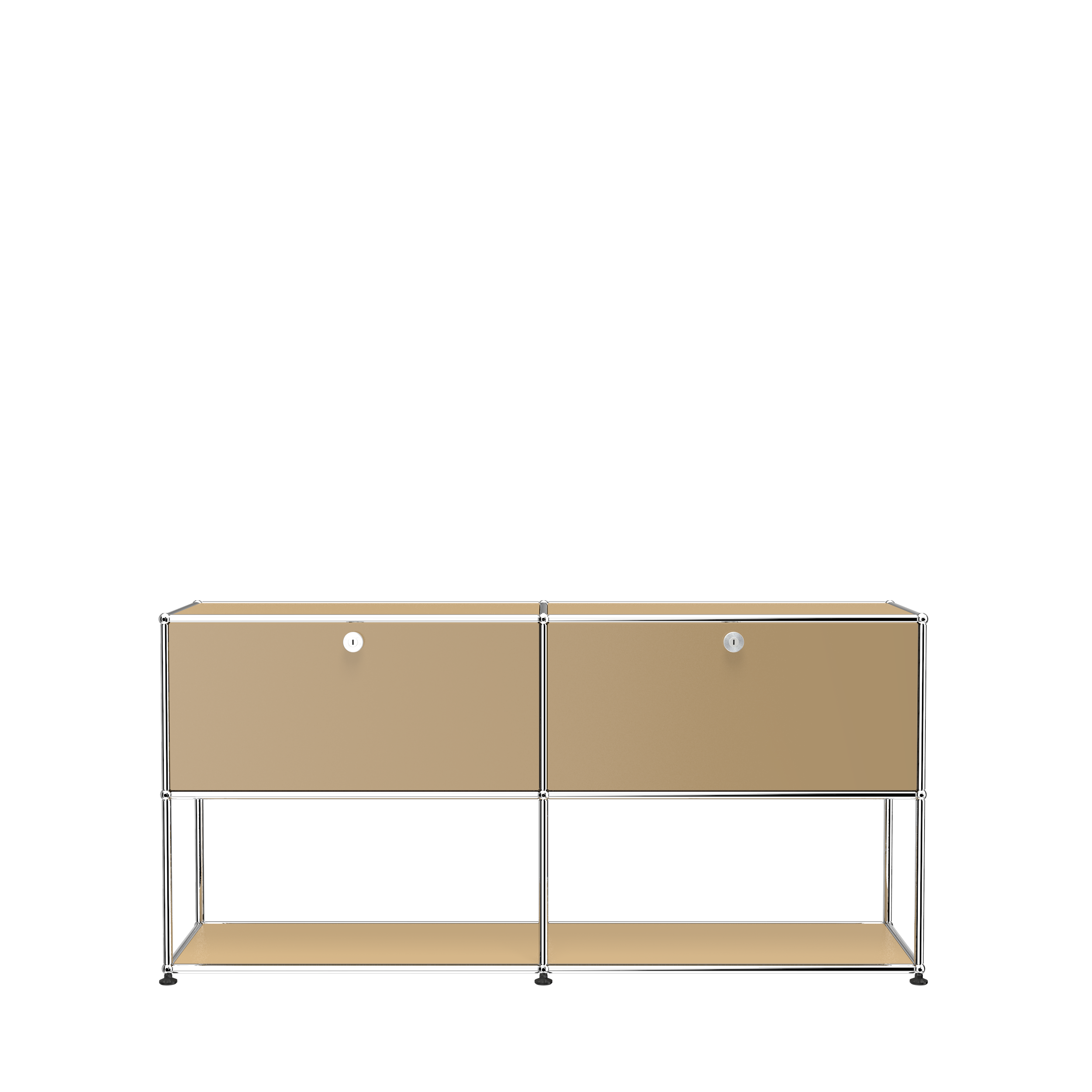 USM Matte Silver USM Haller credenza (F2)|Buffets & Sideboards
