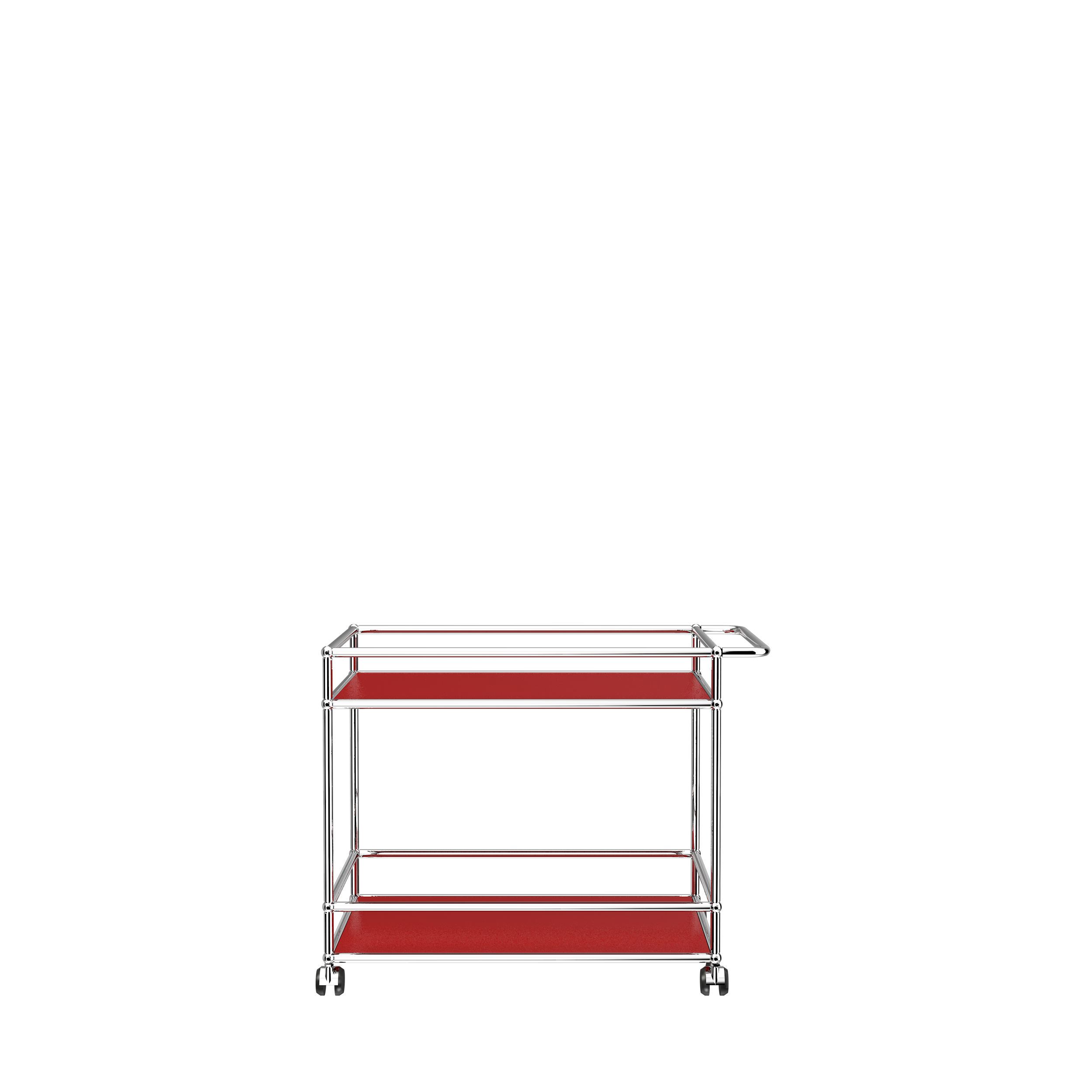 Pure Orange USM Haller Serving Cart (L18)|Buffets & Sideboards