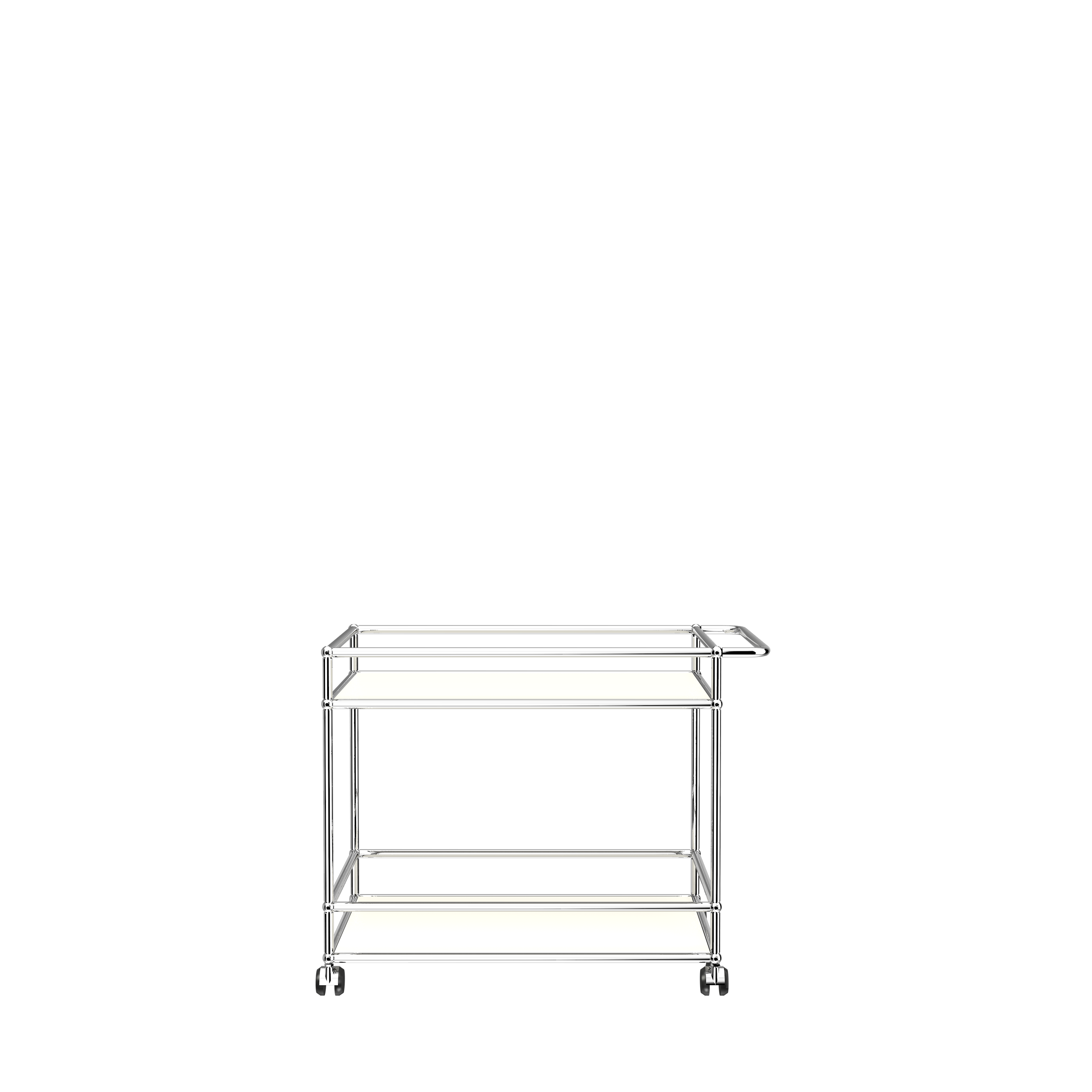 Pure White USM Haller Serving Cart (L18)|Buffets & Sideboards