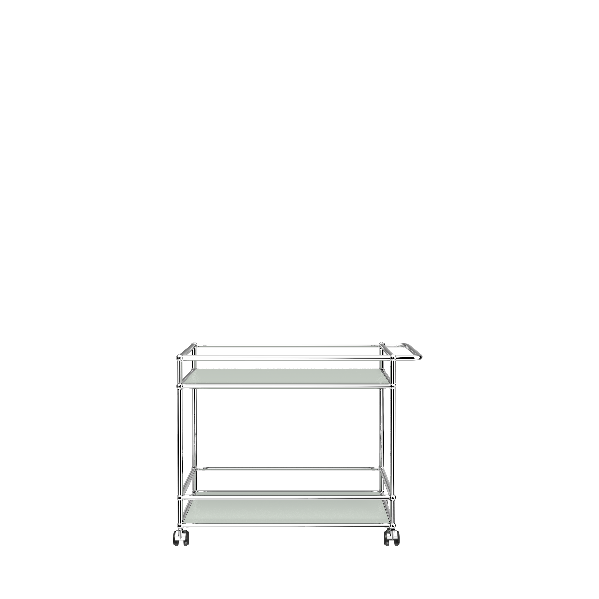 USM Matte Silver USM Haller Serving Cart (L18)|Buffets & Sideboards