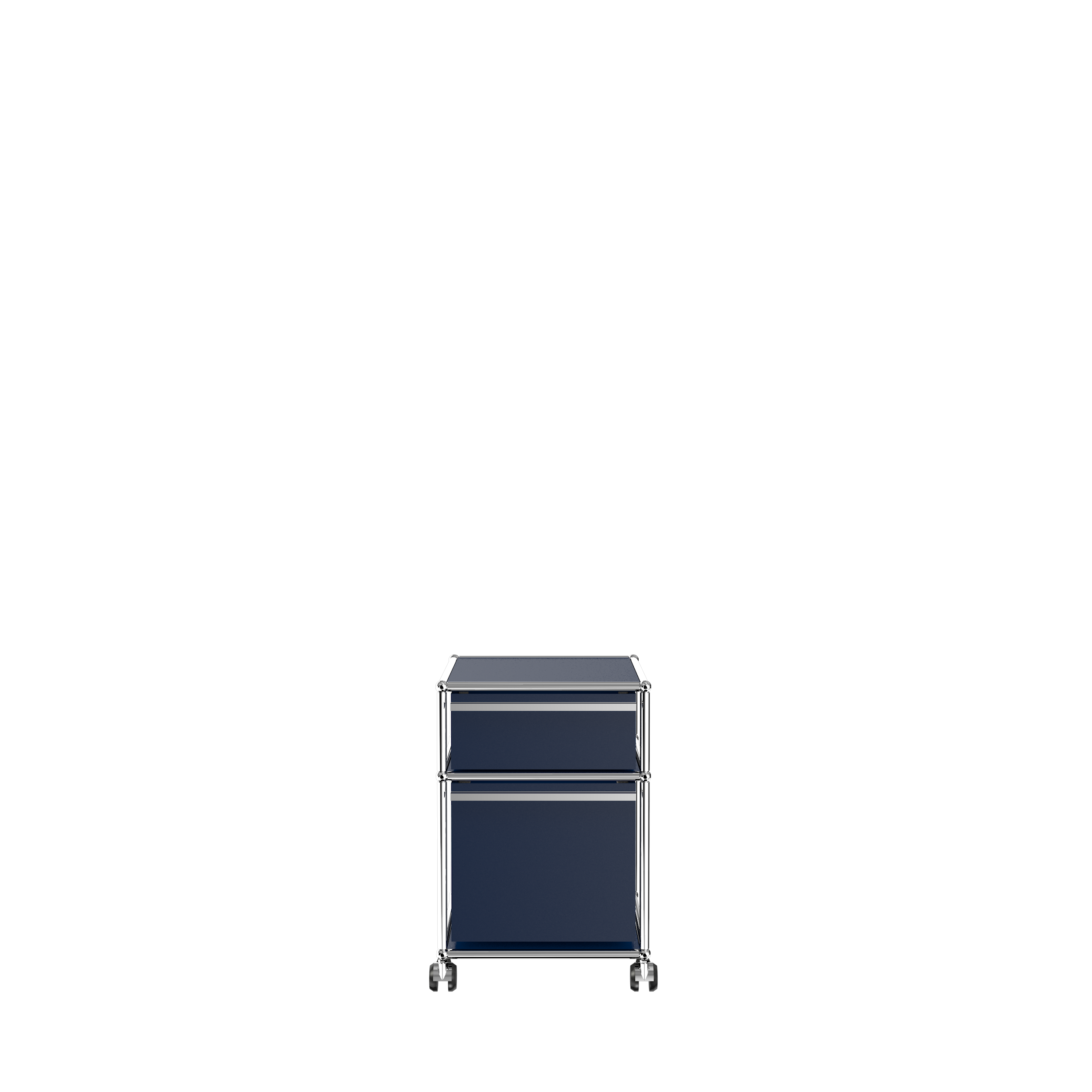 USM Matte Silver USM Haller Pedestal (M)|Office Furniture