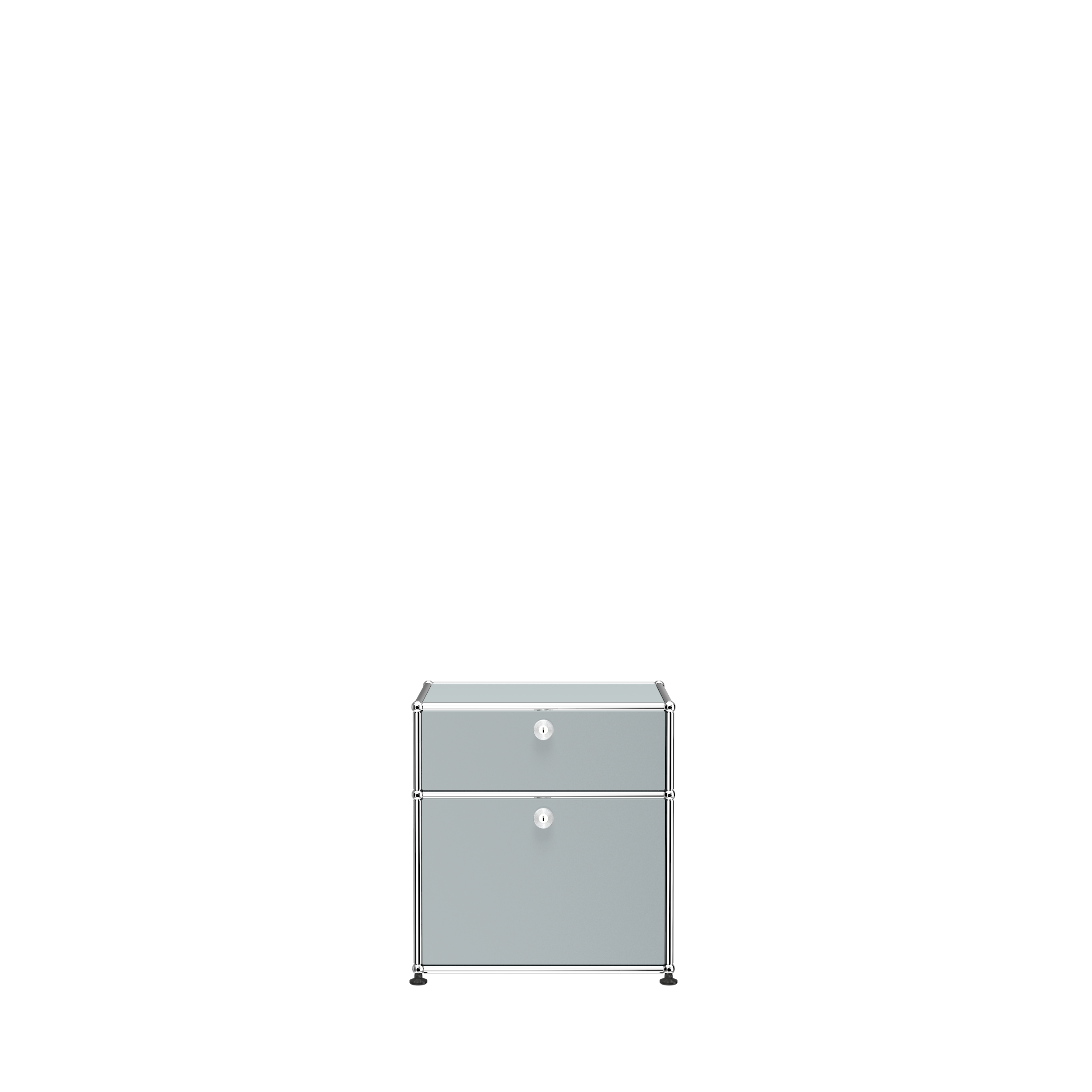 Mid-Gray USM Haller Nightstand (P1)|Cabinets & Storage