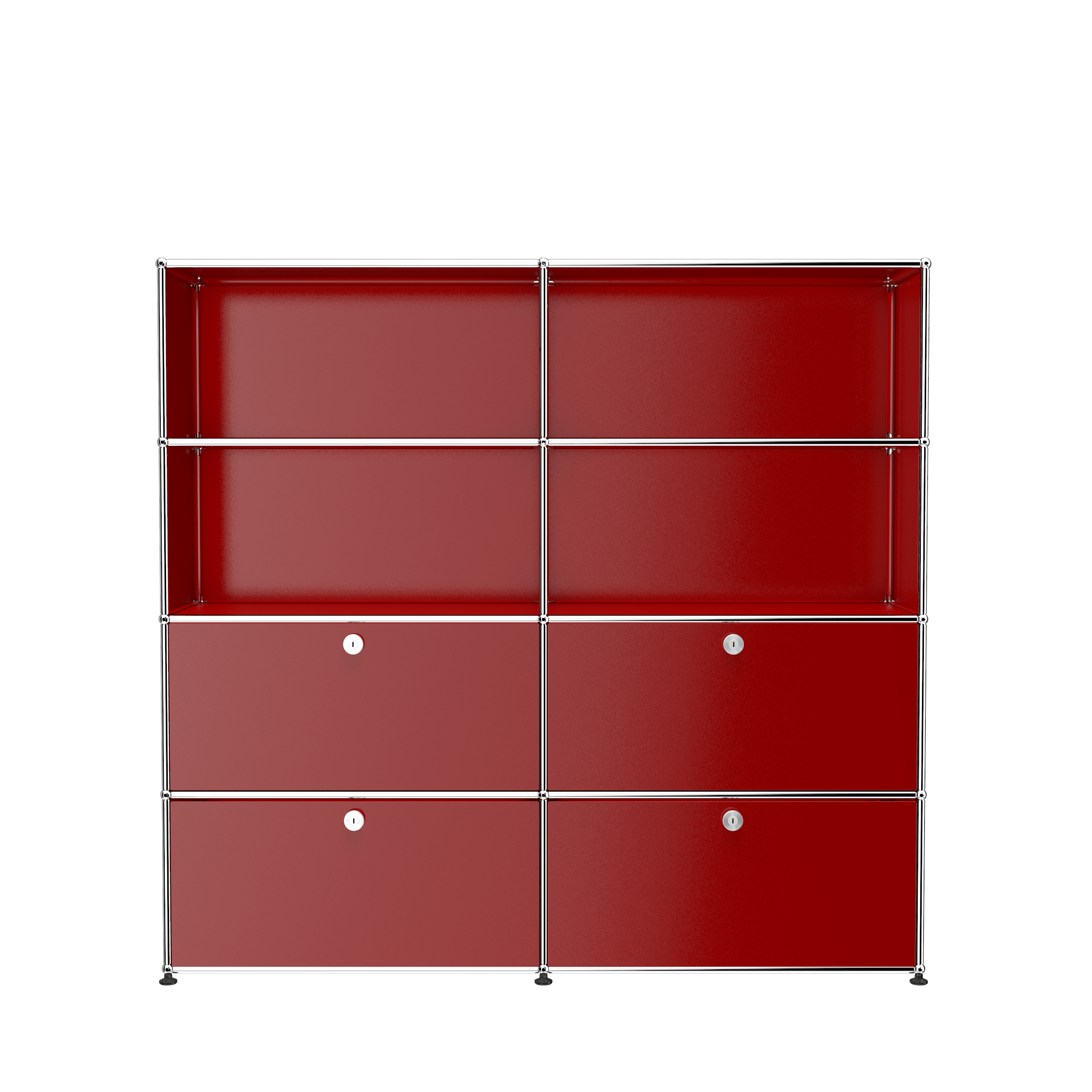 USM Ruby Red USM Haller storage (S2)|Buffets & Sideboards