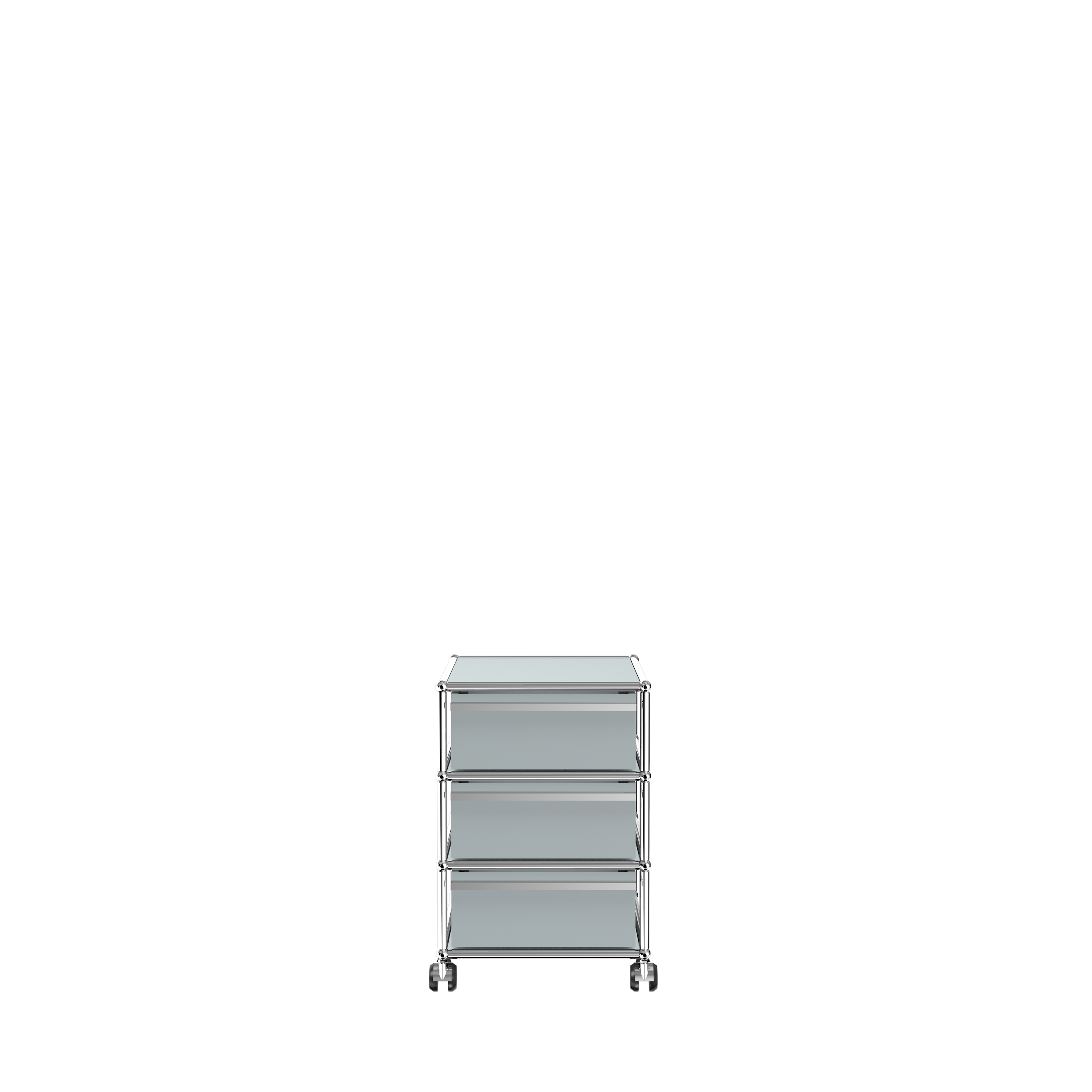 Gentian Blue USM Pedestal (V)|Office Furniture
