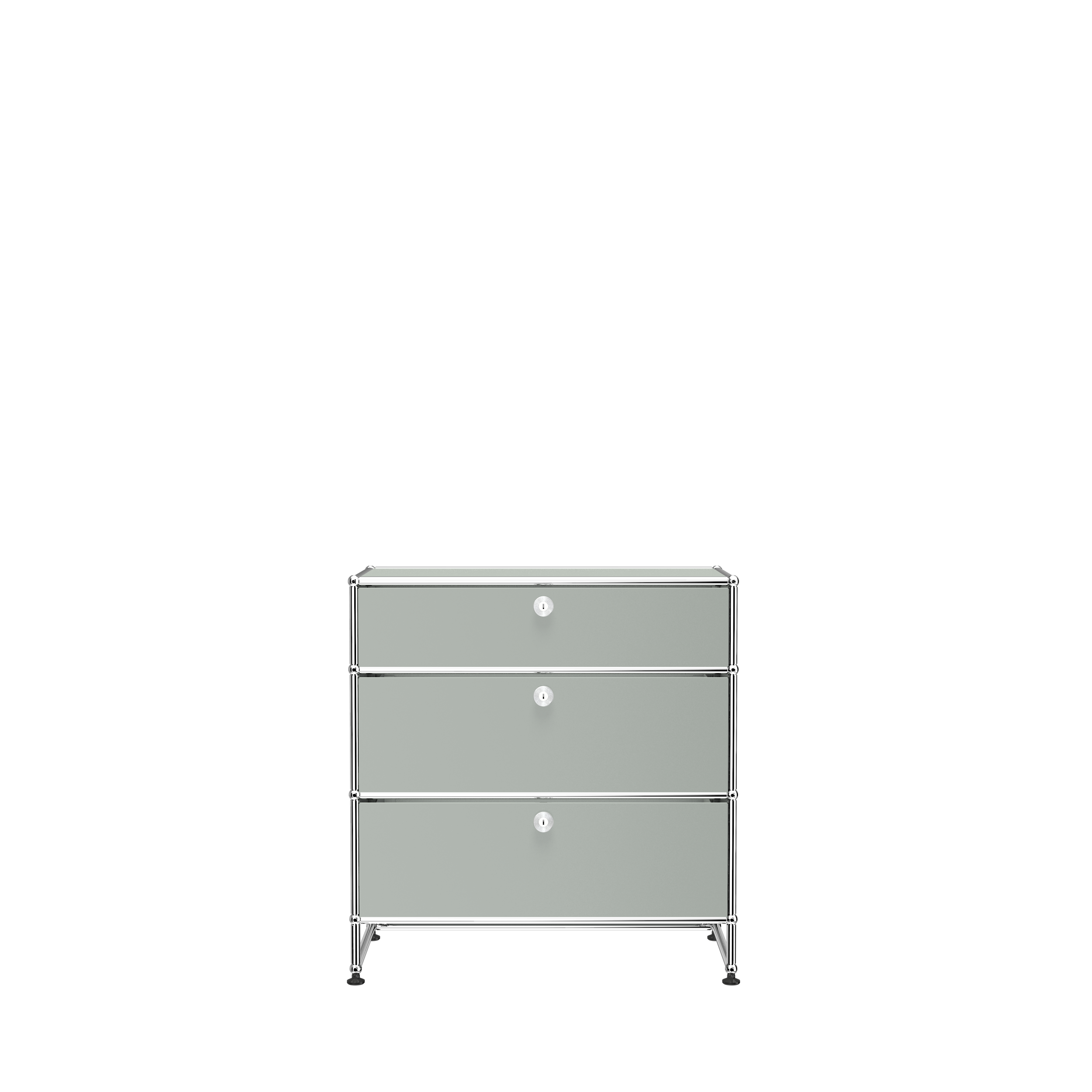 Light Gray USM Haller 3 Drawer Storage (Y)|