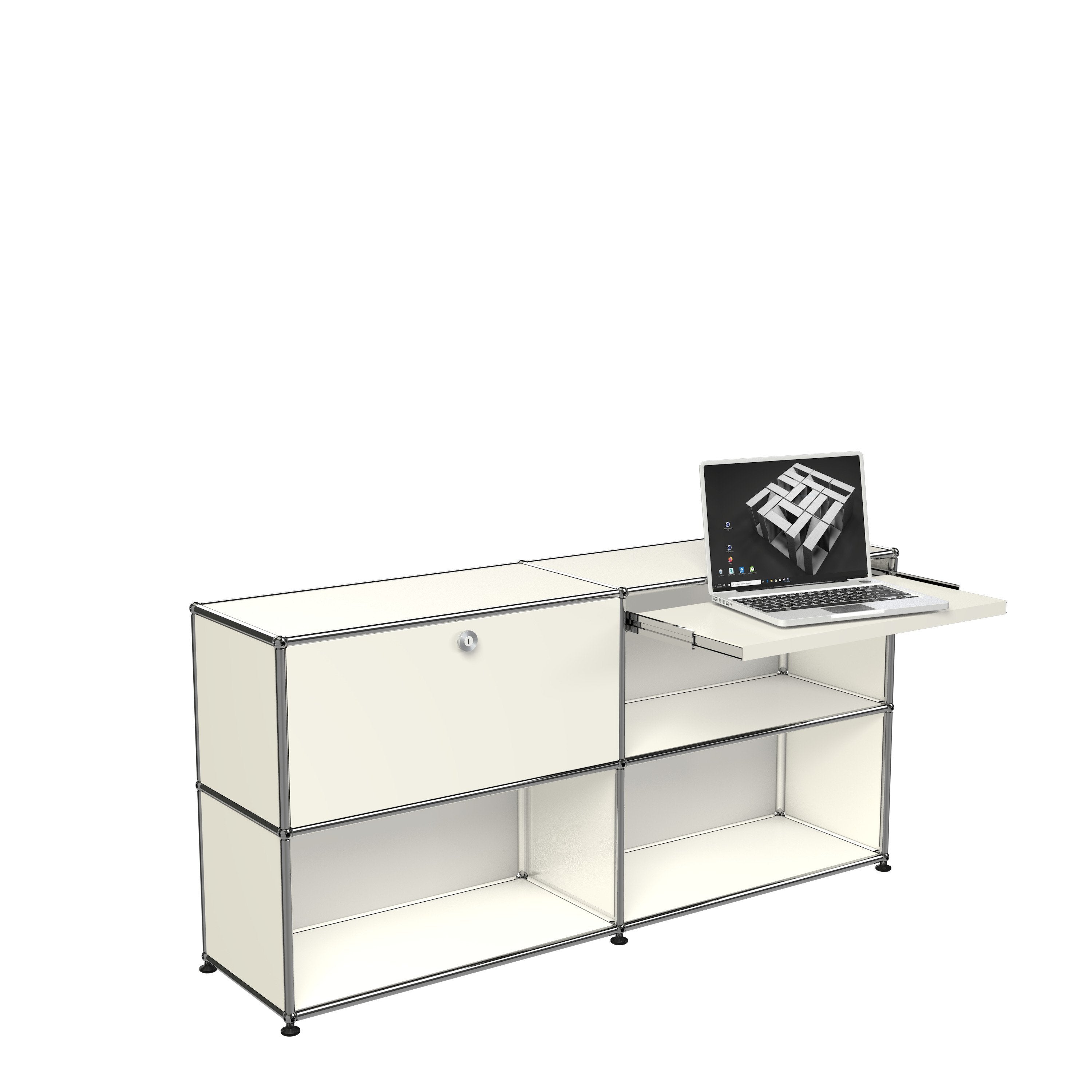 Pure White USM Haller Custom Desk Unit (DU2)|