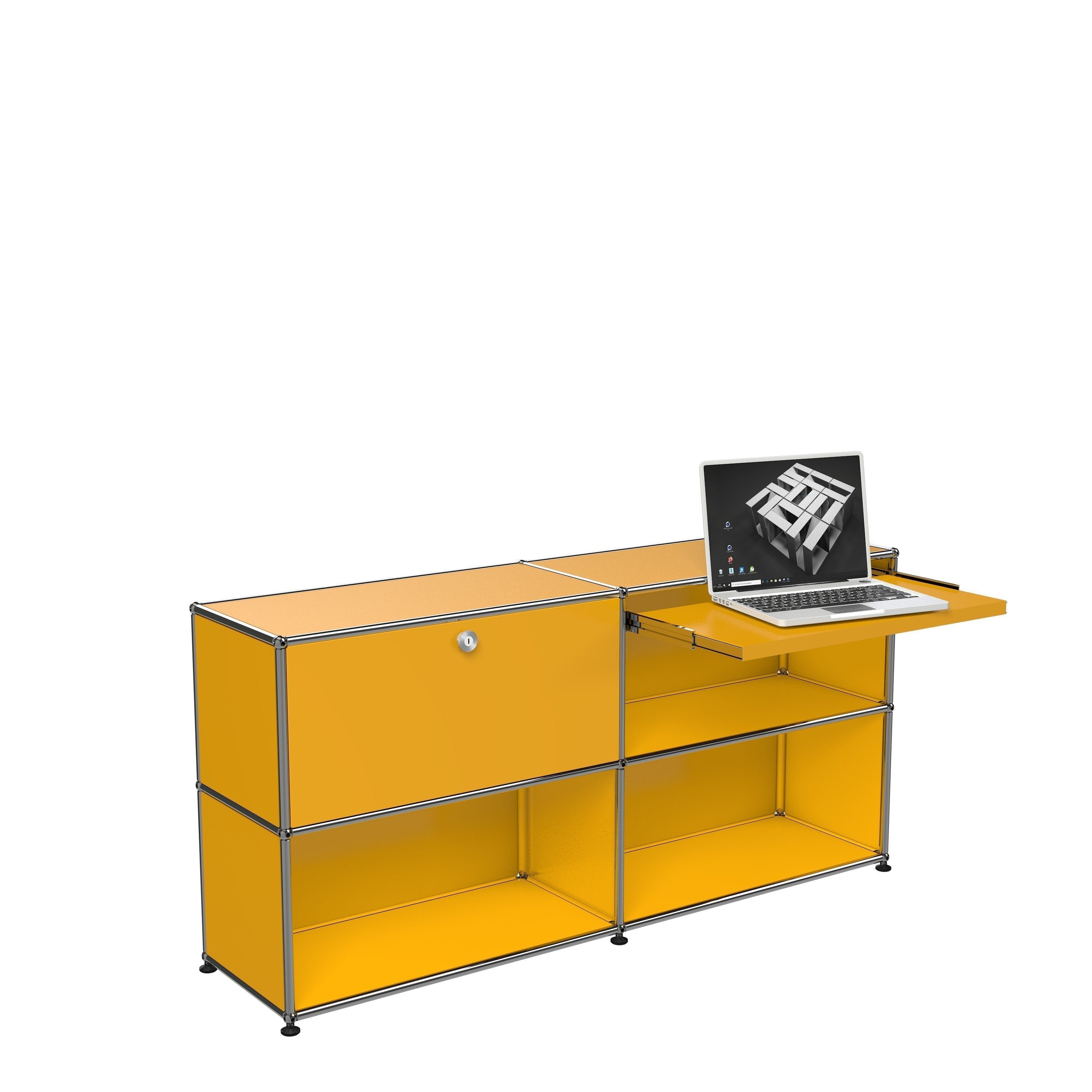 Golden Yellow USM Haller Custom Desk Unit (DU2)|