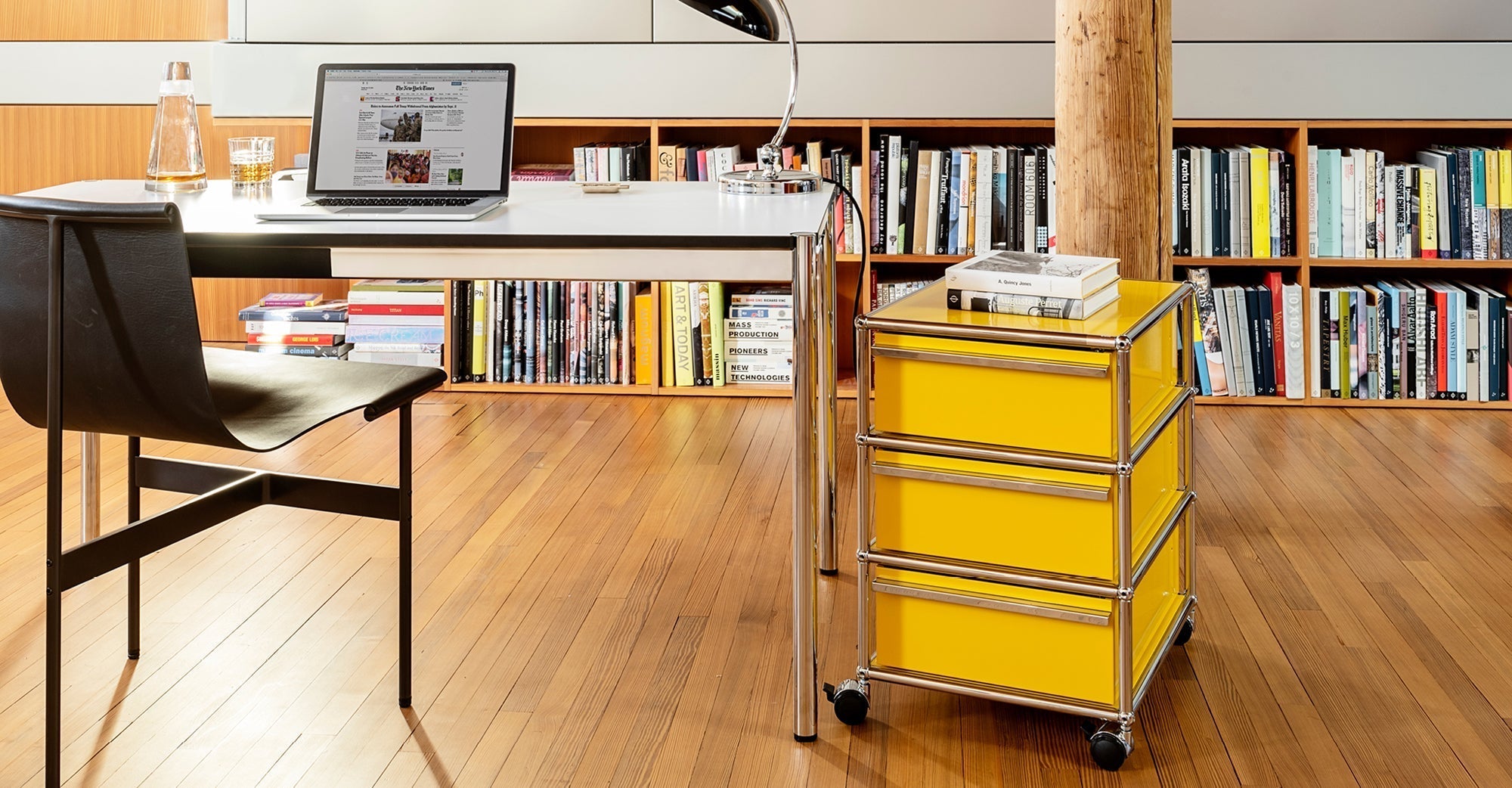 Graphite Black USM Pedestal (V)|Office Furniture