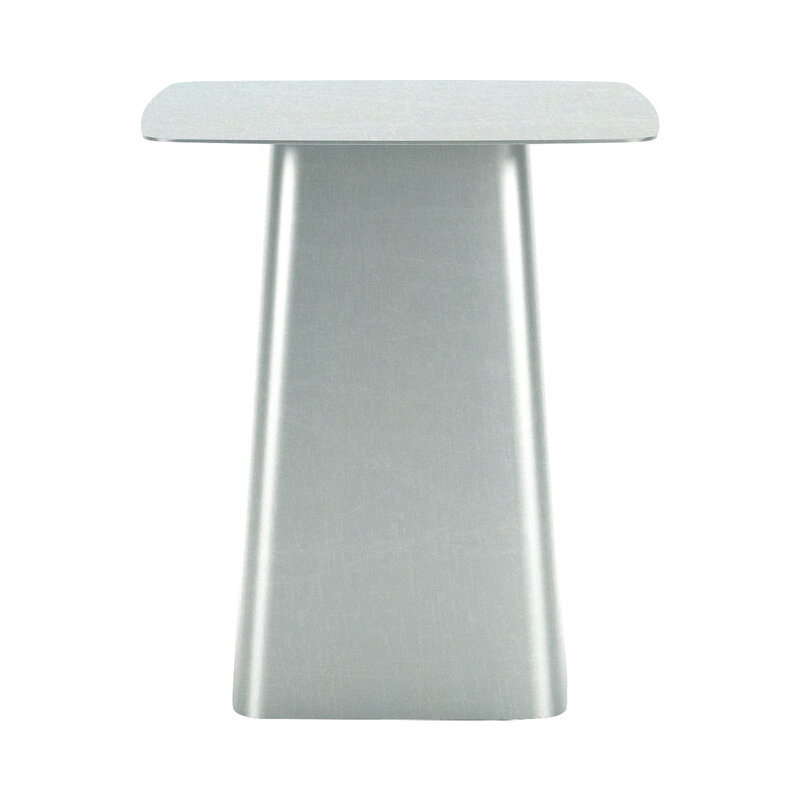 Vitra Metal Side Table, M, galvanized, outdoor | One52 Furniture