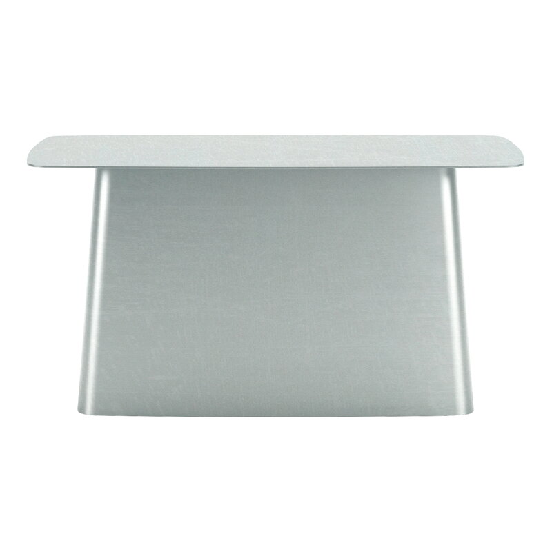Vitra Metal Side Table, L, galvanized, outdoor | One52 Furniture