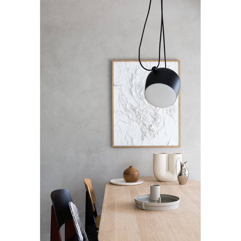 Vitra Standard chair, deep black - oak | One52 Furniture