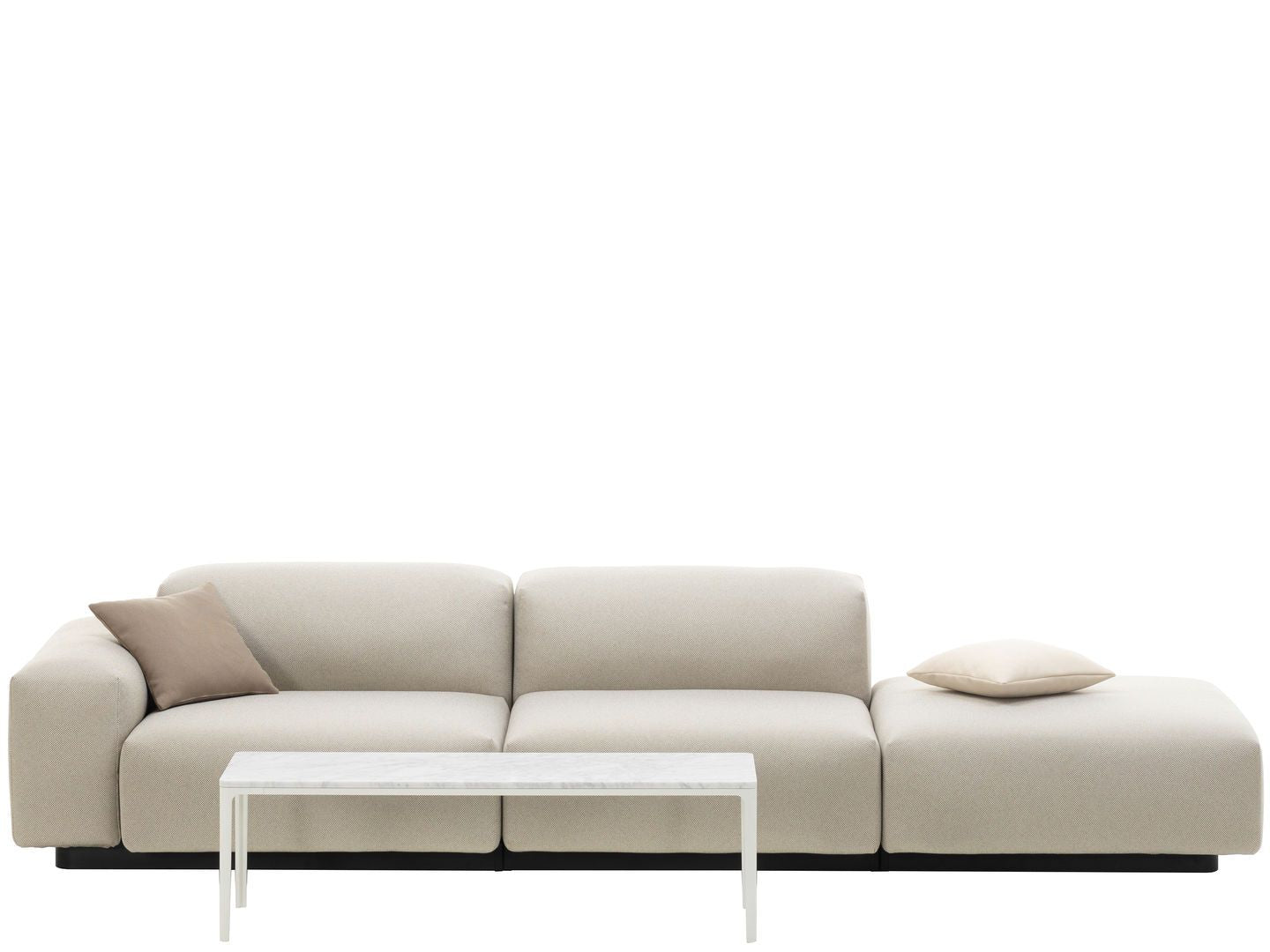 Alt Text: Vitra Soft Modular Sofa Three-seater, platform from One52 Furniture website